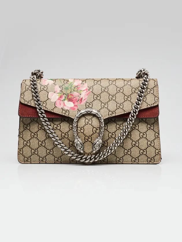 Small Dionysus Shoulder Bag - Beige/Pink GG Supreme Blooms Coated Canvas, $2300 (approximately P130,638.85), GUCCI, yoogiscloset.com*